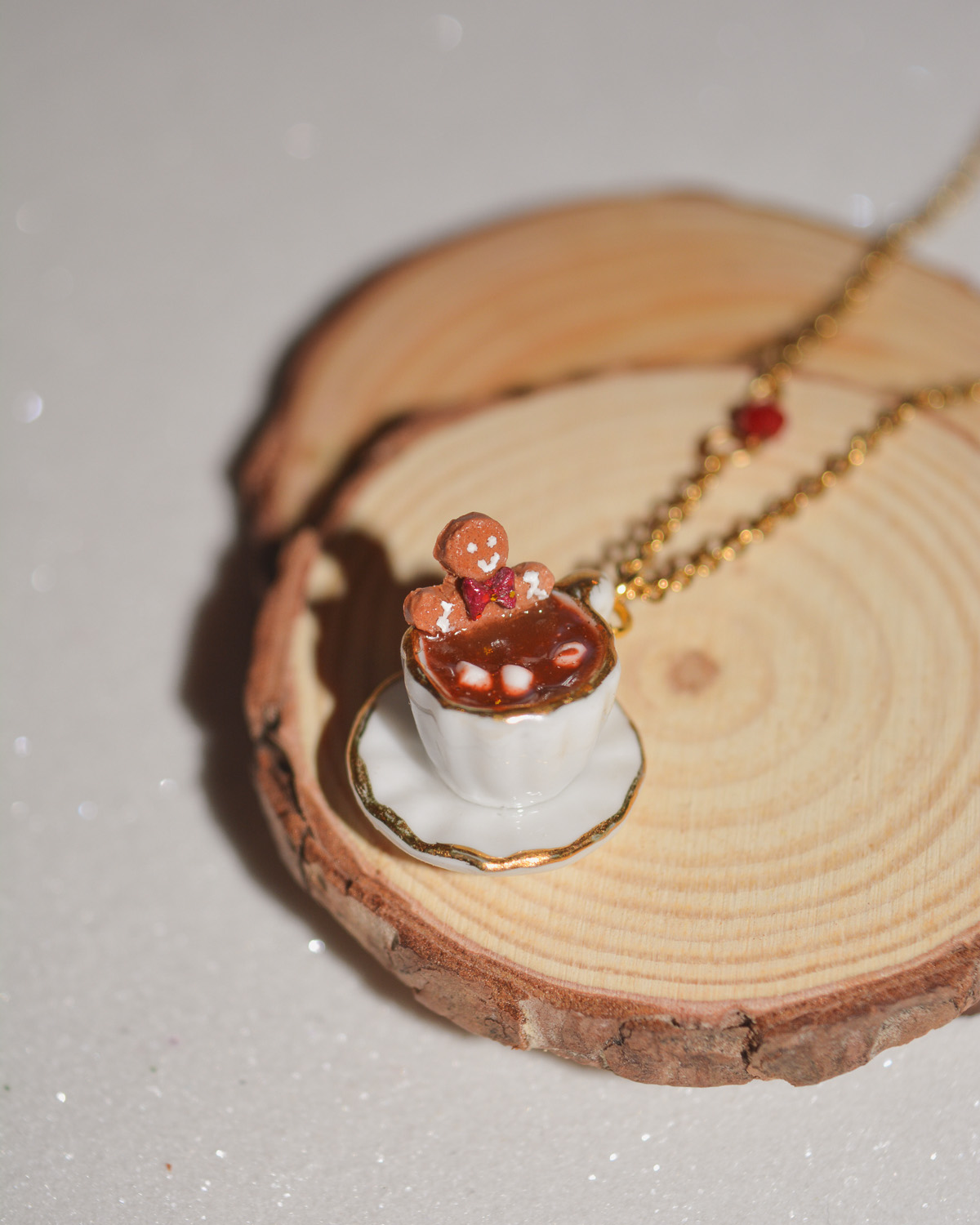 Κολιέ ''Gingerbread chocolate cup''