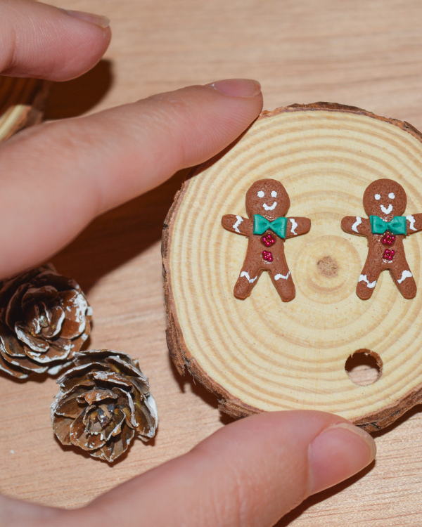 Σκουλαρίκια ''Gingerbread man''