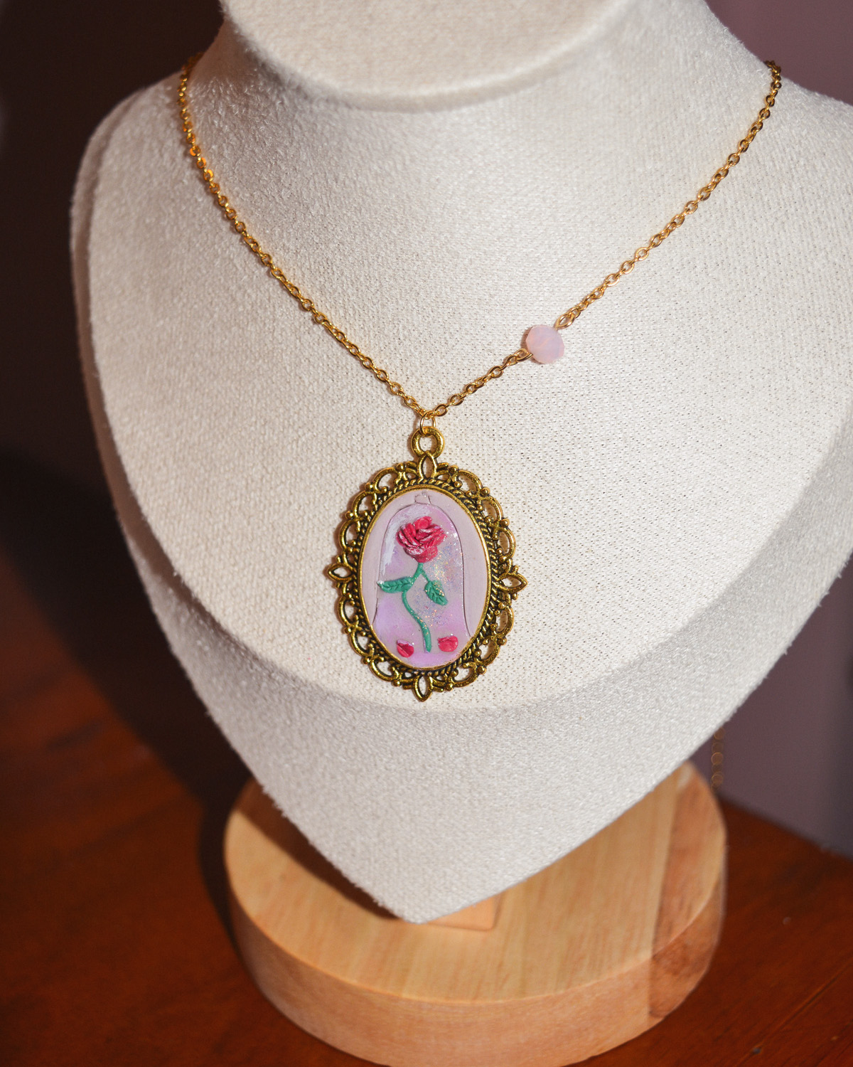 Κολιέ ''Belle's rose'' - Image 2
