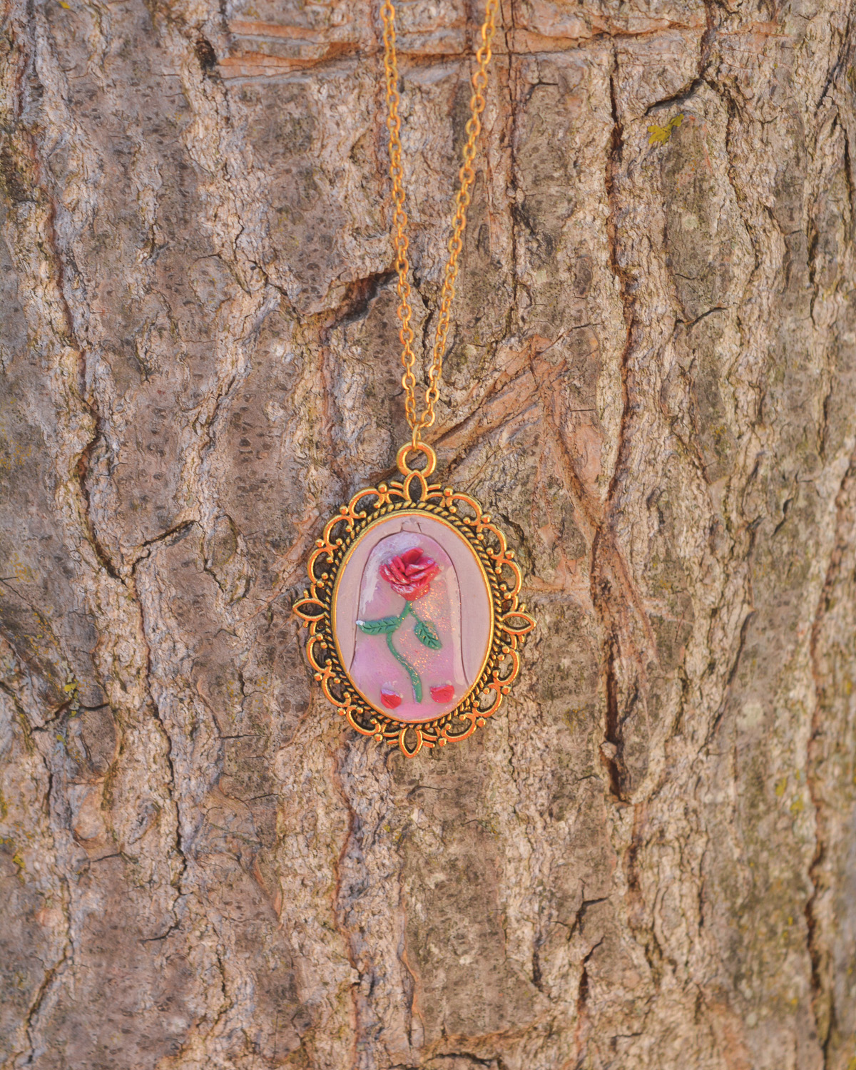 Κολιέ ''Belle's rose'' - Image 3