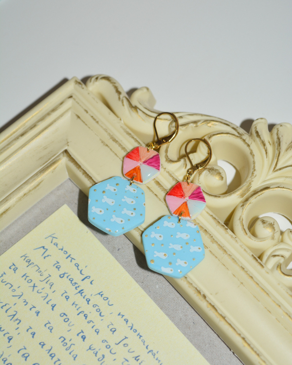 Σκουλαρίκια ''Fish kites''