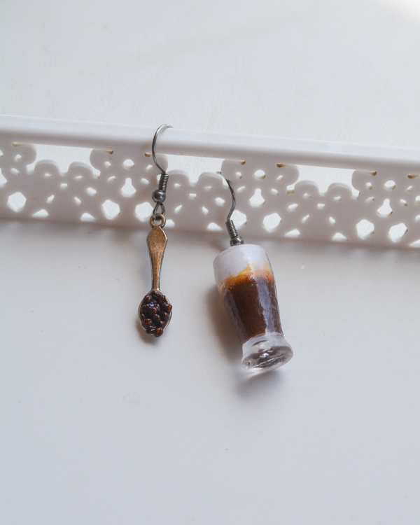 Σκουλαρίκια ''Coffee lover''