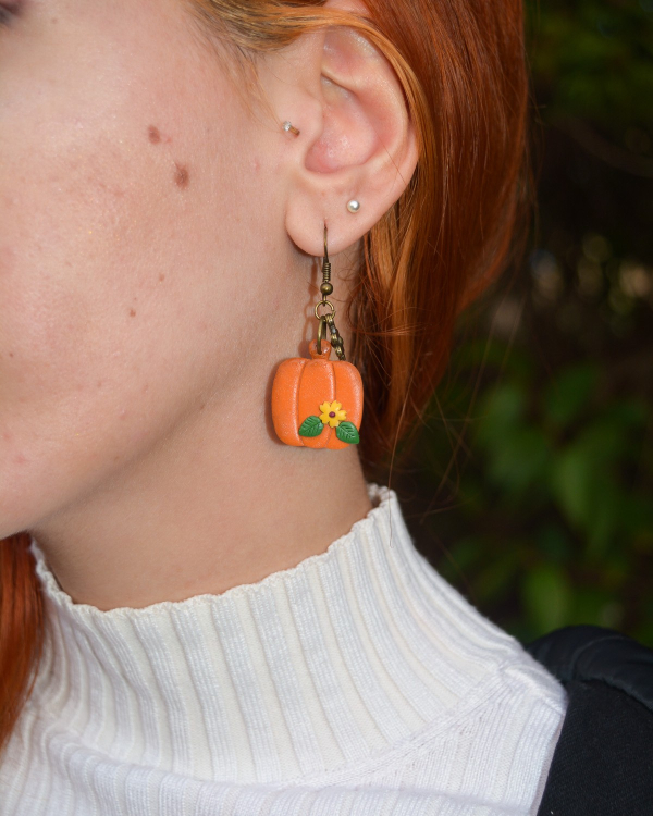 Σκουλαρίκια ''Autumn Pumpkins''