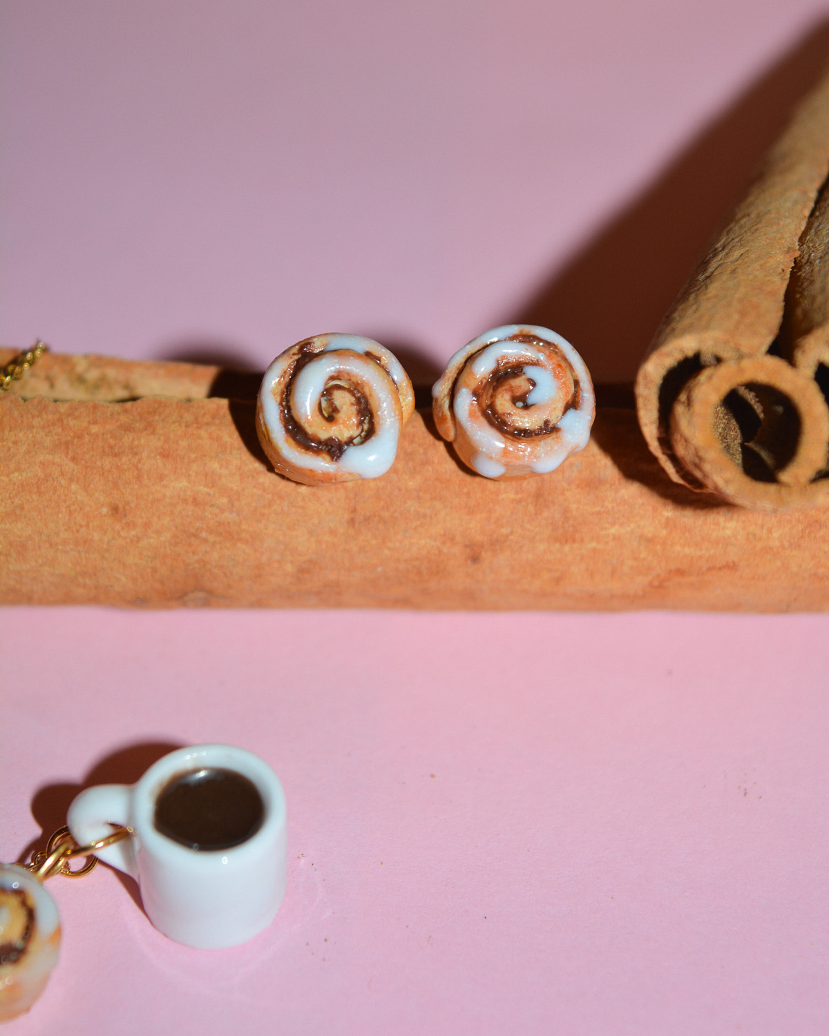 Σκουλαρίκια ''Cinnamon rolls'' - Image 3