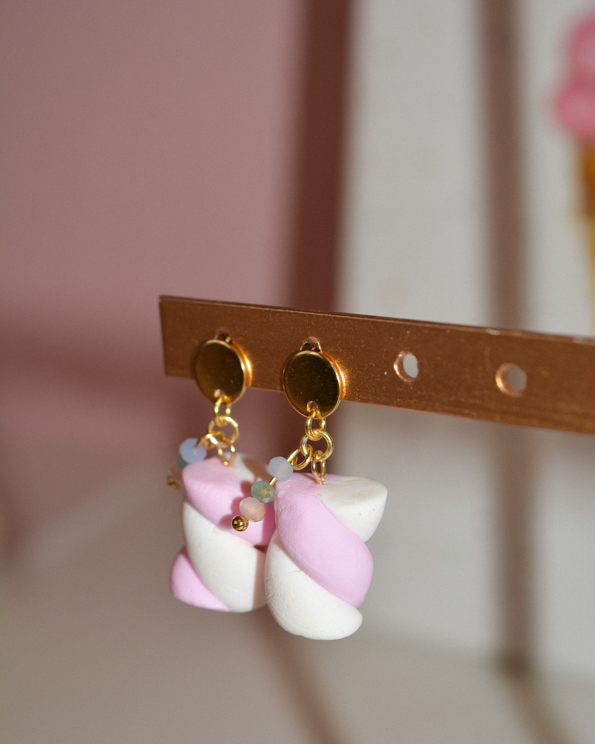 Σκουλαρίκια ''Ζαχαρωτά marshmallows'' - Image 4
