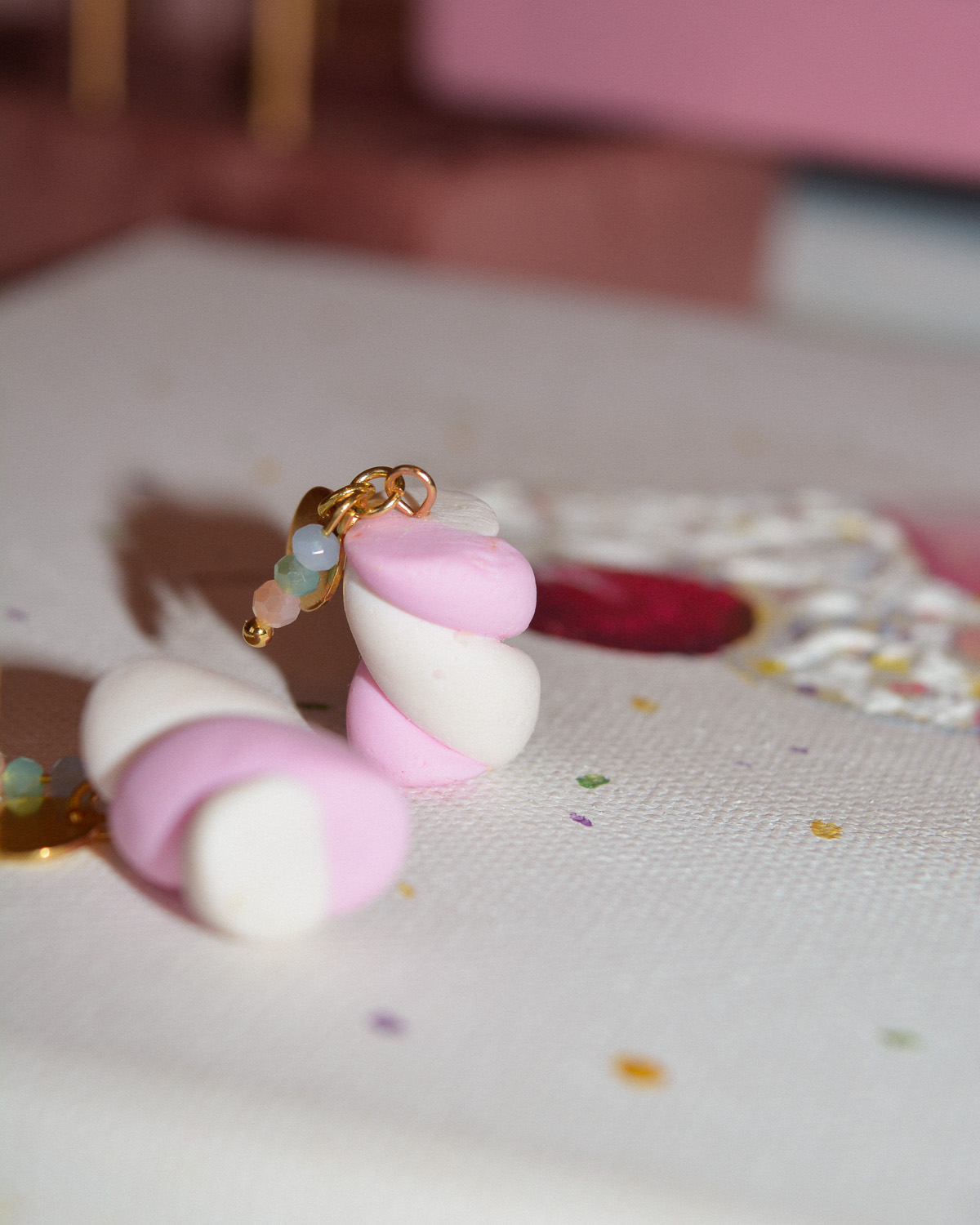 Σκουλαρίκια ''Ζαχαρωτά marshmallows'' - Image 5
