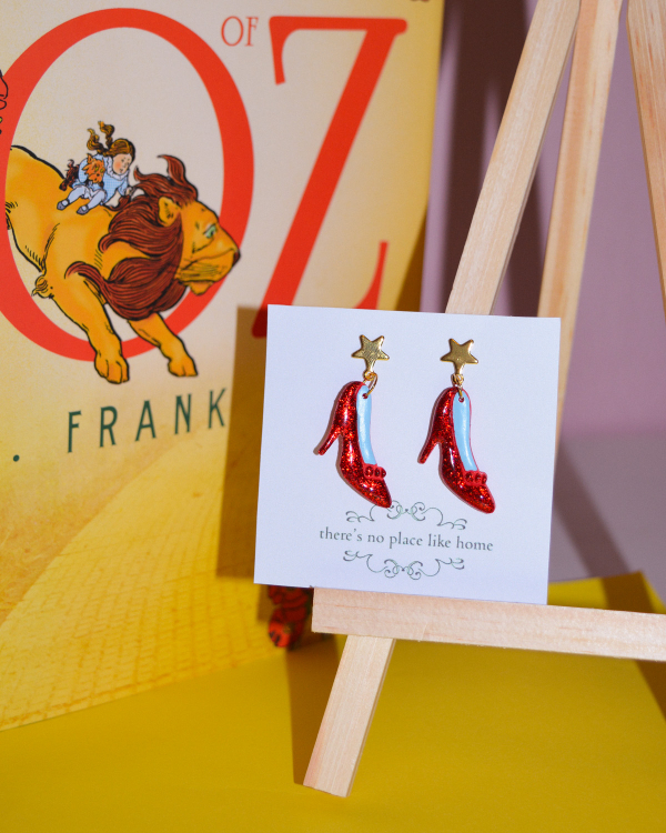 Σκουλαρίκια ''Dorothy's Ruby Slippers''