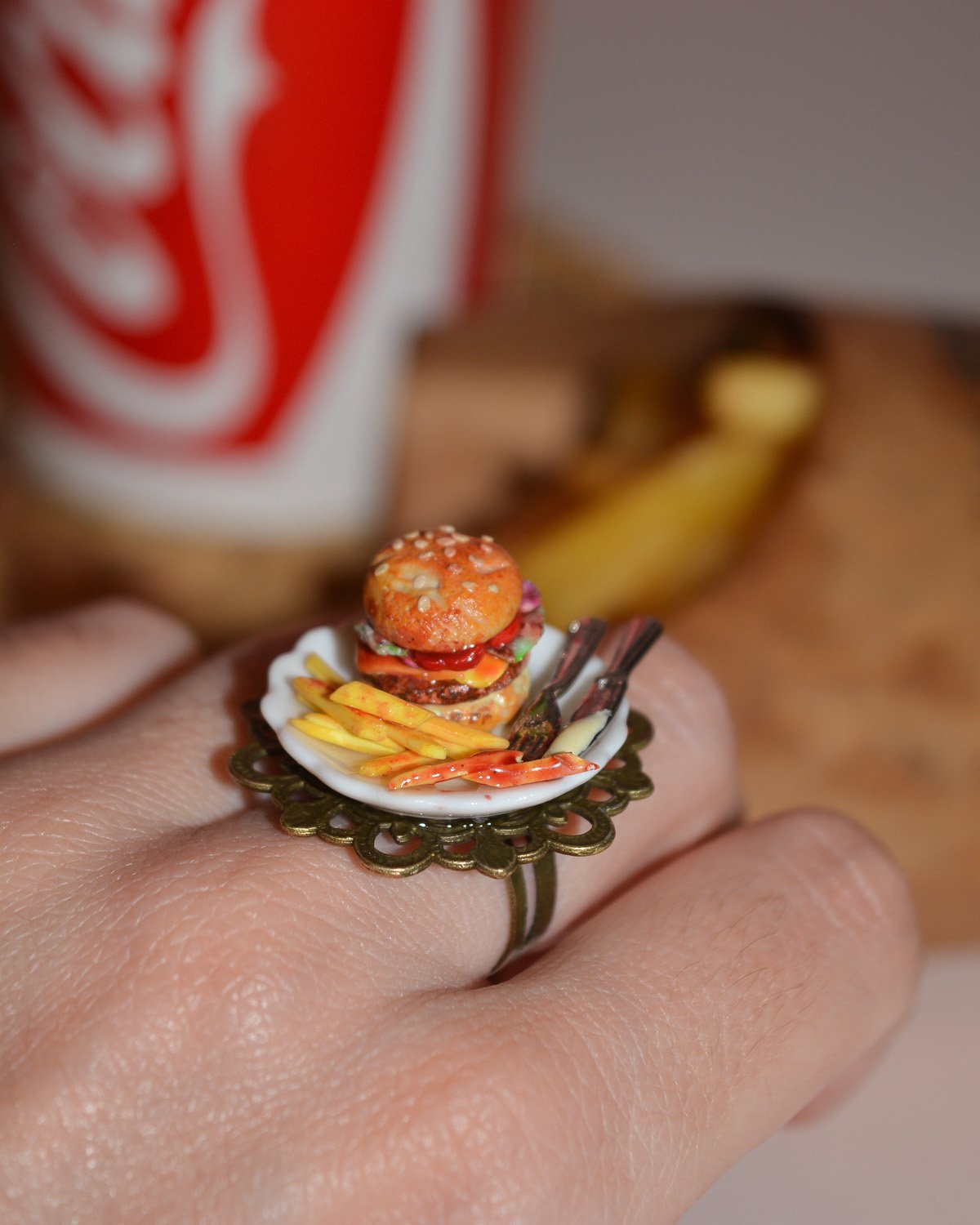 Δαχτυλίδι "Cheeseburger" - Image 2