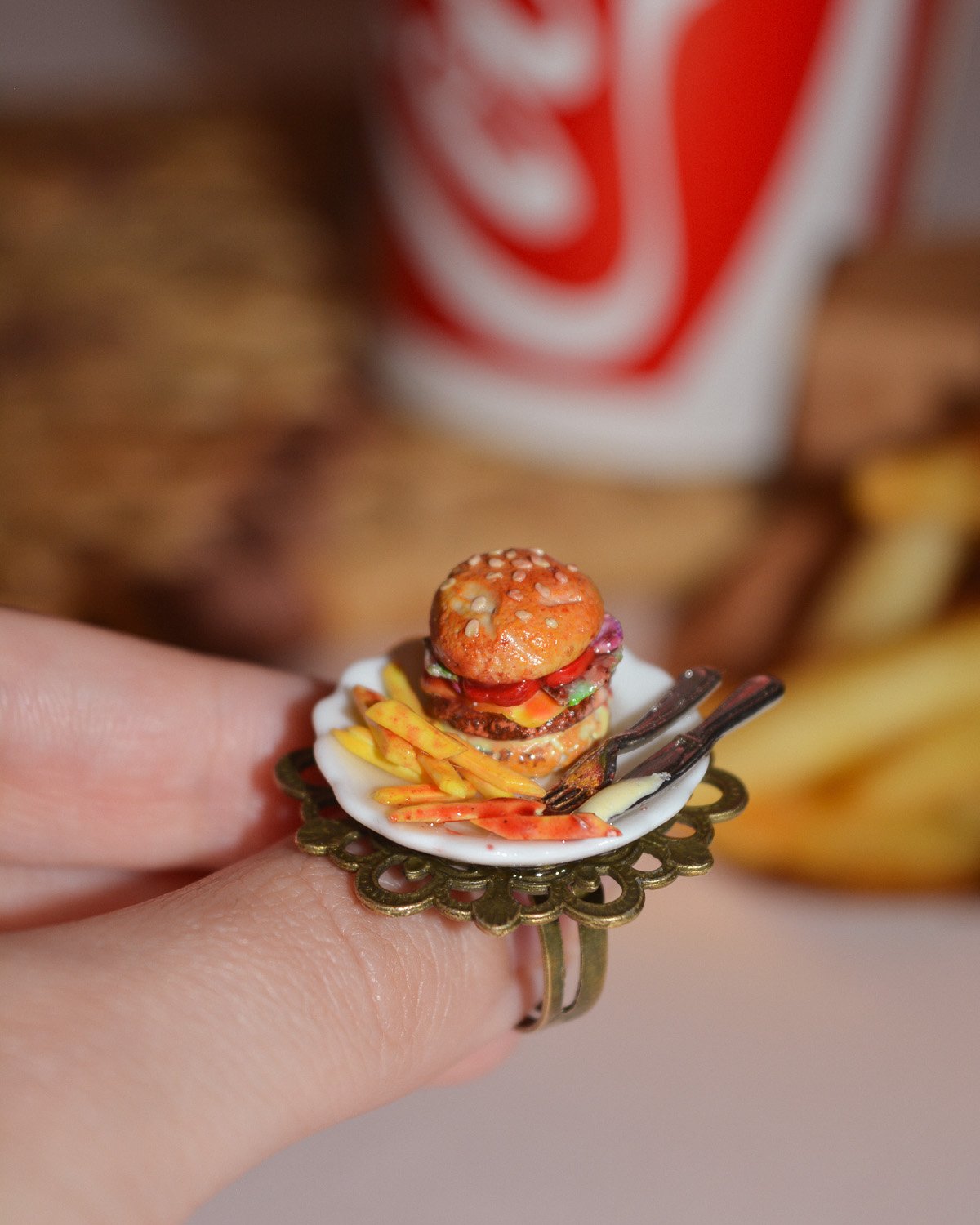 Δαχτυλίδι "Cheeseburger" - Image 3