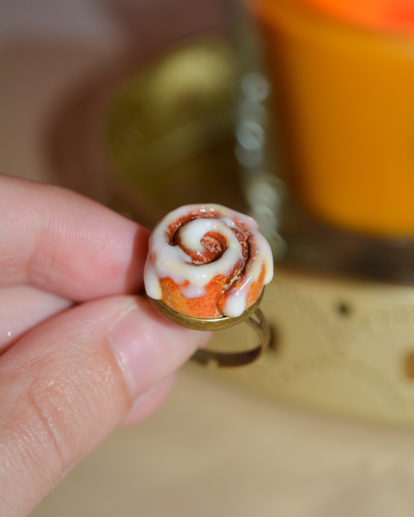 Δαχτυλίδι ''Cinnamon roll''