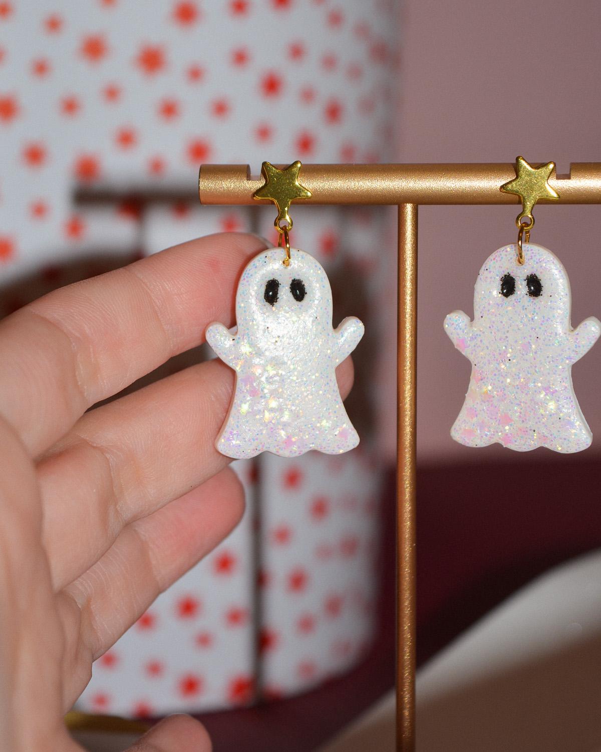 Σκουλαρίκια ''Starry Starry Ghost'' - Image 3