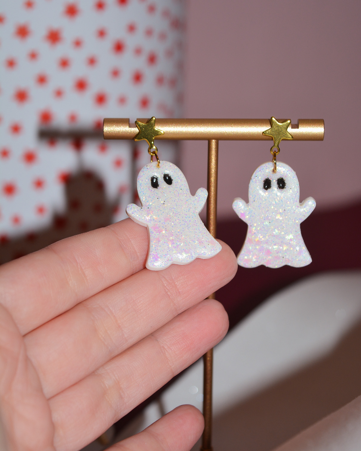 Σκουλαρίκια ''Starry Starry Ghost'' - Image 4