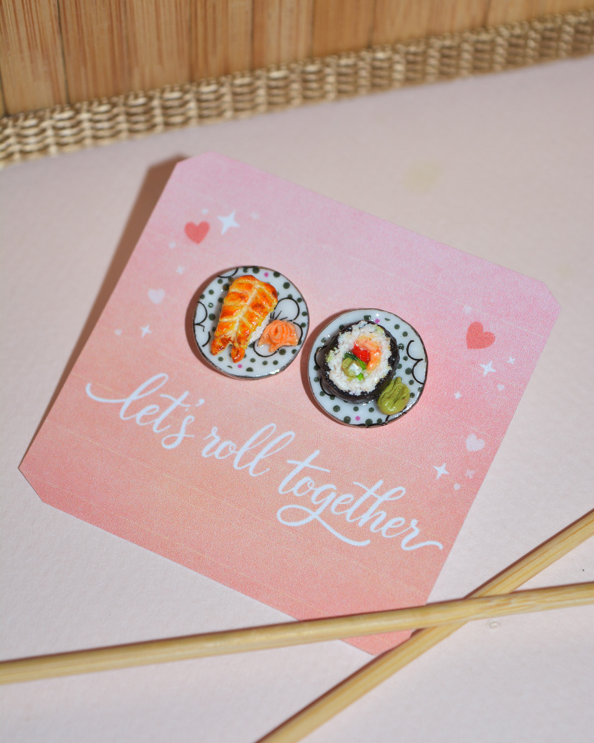 Σκουλαρίκια ”Sushi Love”