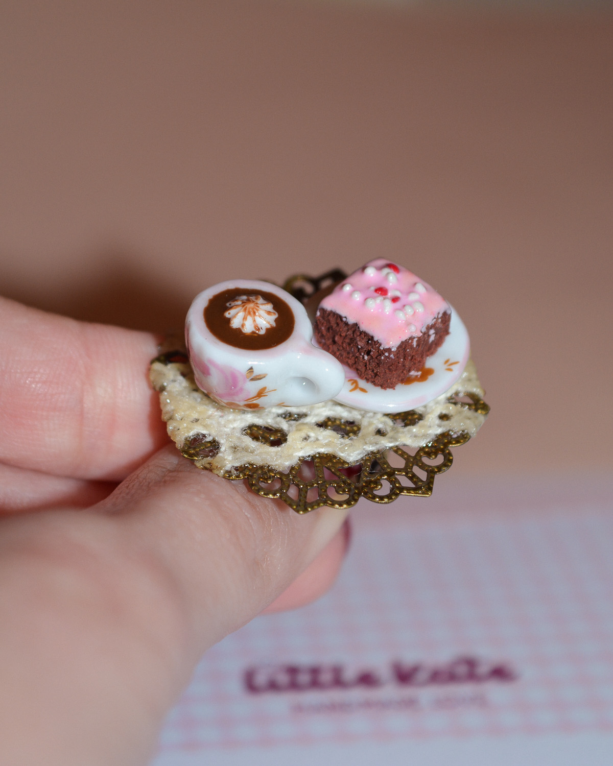 Δαχτυλίδι ''Tiny Choco, Tiny Brownie'' - Image 3